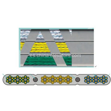 TVVBG Elevador de pasajeros Cable de viaje plano ≤6m/s